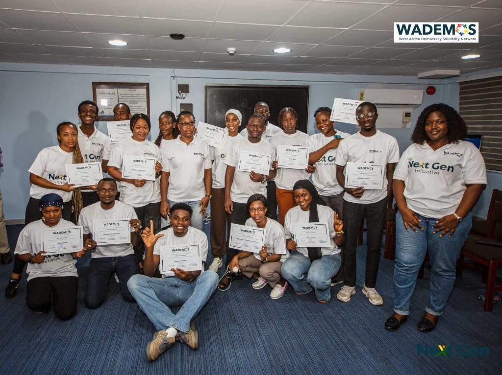 WADEMOS Empowers 15 West African Youth to Champion Democracy and Promote Positive Change  